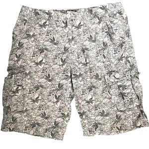 HENRY & WILLIAM H&W New York Mens Shorts Cargo Floral Weed Hip Hop Sz 40